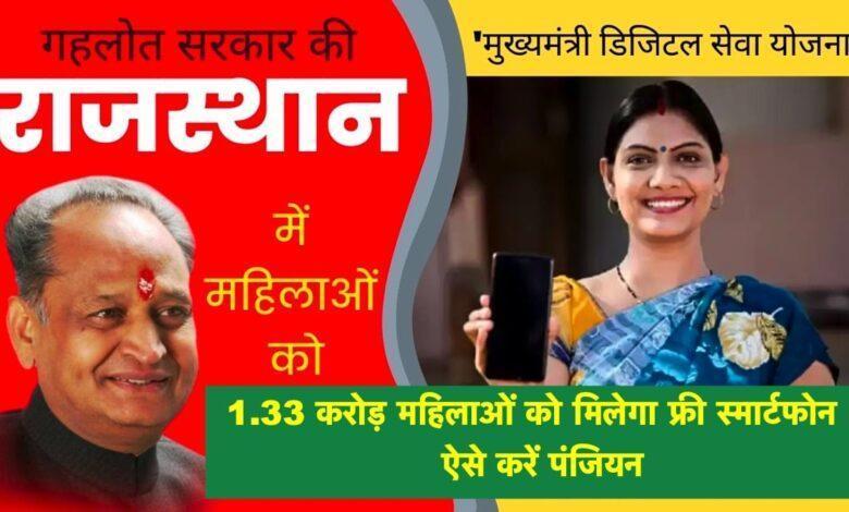 Rajasthan Free Smart Phone
