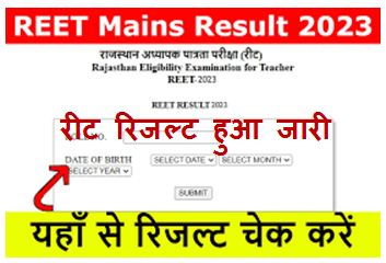 REET-Mains-Result-2023-Check-Link, रीट-मैंस-रिजल्ट-2023-यहां-से-करें-चेक