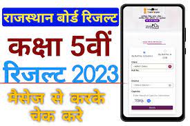 राजस्थान बोर्ड 5th रिज़ल्ट 2023 की जांच SMS के माध्यम से कैसे करे चेक