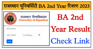 Uniraj BA 2nd Year Result 2023 Direct Link, BA 2nd Result Name Wise Check