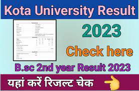 Kota University BSc 2nd Year Result जारी यहाँ से चेक करे