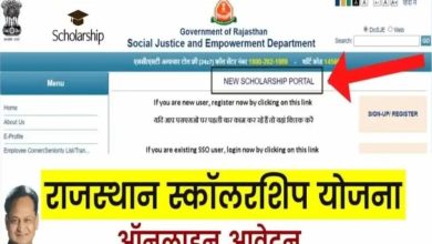 Rajasthan Scholarship योजना 2024 : ऑनलाइन आवेदन SC/ST/OBC छात्रवृत्ति योजना पंजीकरण