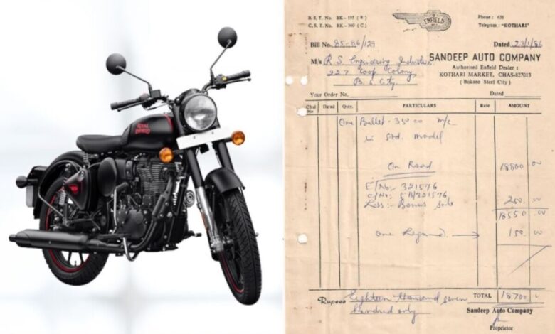 38 Years पहले Royal Enfield की कीमत थी बेहद सस्ती, आज के बच्चे की है पॉकेट मनी