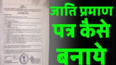 Caste Certificate: सरकारी योजनाओं के लाभ प्राप्त करने के लिए जाति प्रमाण पत्र बनवाएं